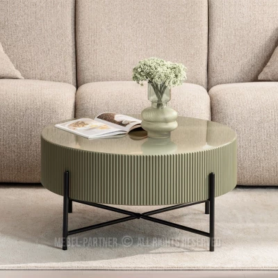 Konferenční stolek MAGNER - zelený / černý