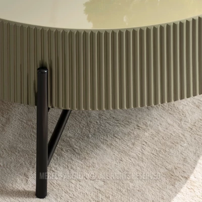 Konferenční stolek MAGNER - zelený / černý