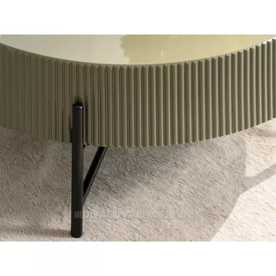 Konferenční stolek MAGNER - zelený / černý