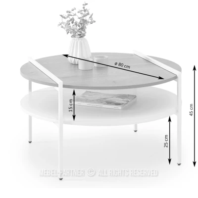 Konferenční stolek JOVITO - krémový
