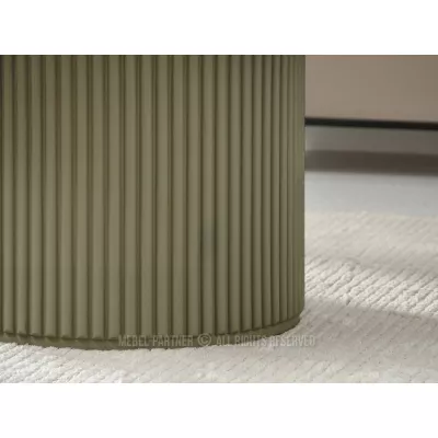 Kulatý konferenční stolek ALBAN - zelený