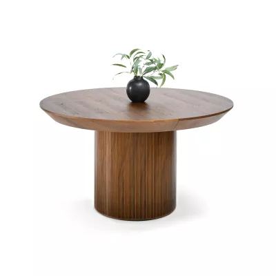 Kulatý rozkládací stůl 130(180)x130 ROWAN - ořech