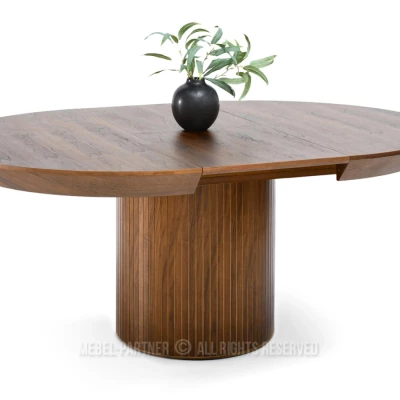 Kulatý rozkládací stůl 130(180)x130 ROWAN - ořech