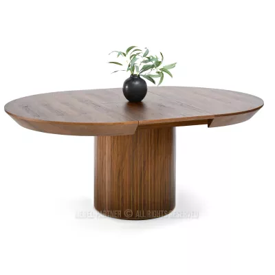 Kulatý rozkládací stůl 130(180)x130 ROWAN - ořech