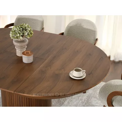 Kulatý rozkládací stůl 130(180)x130 ROWAN - ořech