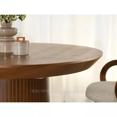 Kulatý rozkládací stůl 130(180)x130 ROWAN - ořech