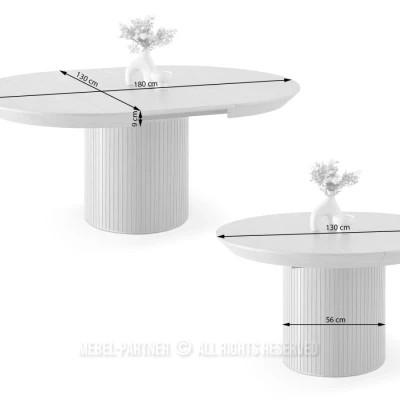 Kulatý rozkládací stůl 130(180)x130 ROWAN - ořech