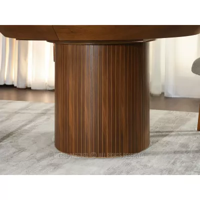 Kulatý rozkládací stůl 130(180)x130 ROWAN - ořech