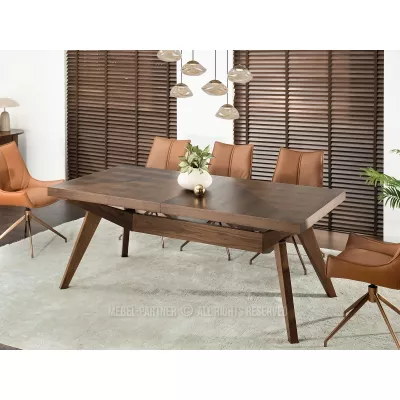 Rozkládací jídelní stůl 200(300)x100 KABUDAL - ořech