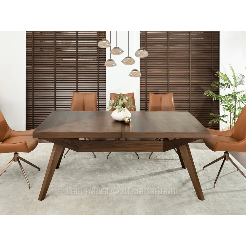 Rozkládací jídelní stůl 200(300)x100 KABUDAL - ořech