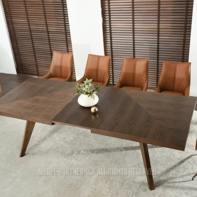 Rozkládací jídelní stůl 200(300)x100 KABUDAL - ořech