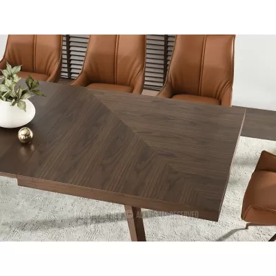 Rozkládací jídelní stůl 200(300)x100 KABUDAL - ořech