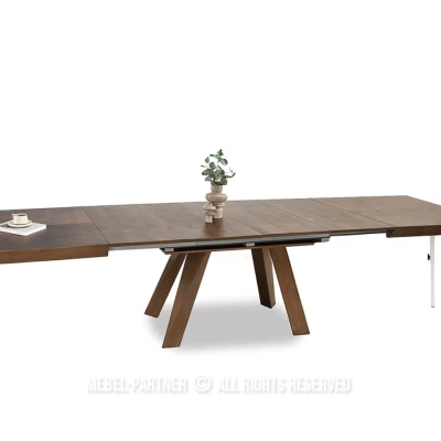 Rozkládací jídelní stůl 180(380)x100 ZENON - ořech