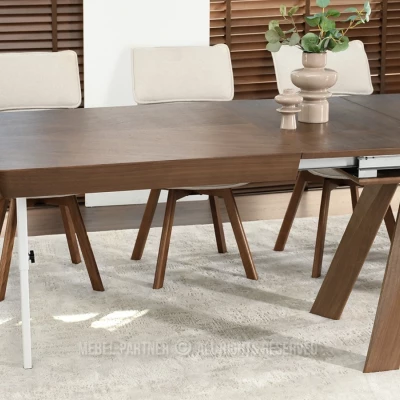 Rozkládací jídelní stůl 180(380)x100 ZENON - ořech