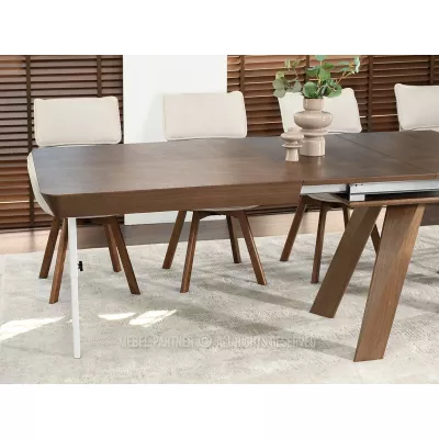 Rozkládací jídelní stůl 180(380)x100 ZENON - ořech