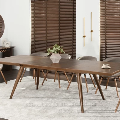 Jídelní stůl 160(260)x100 HARLY - ořech