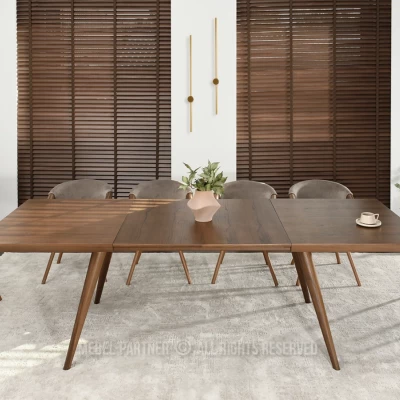 Jídelní stůl 160(260)x100 HARLY - ořech