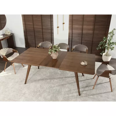 Jídelní stůl 160(260)x100 HARLY - ořech