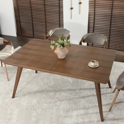 Jídelní stůl 160(260)x100 HARLY - ořech