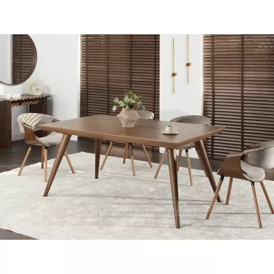 Jídelní stůl 160(260)x100 HARLY - ořech