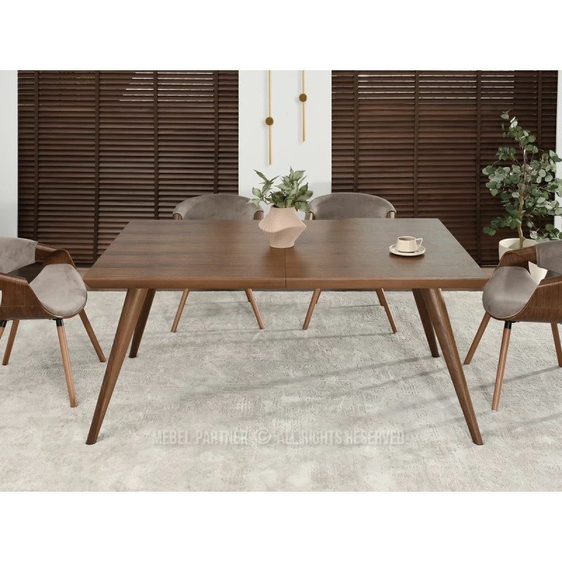 Jídelní stůl 160(260)x100 HARLY - ořech