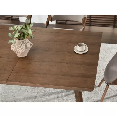 Jídelní stůl 160(260)x100 HARLY - ořech