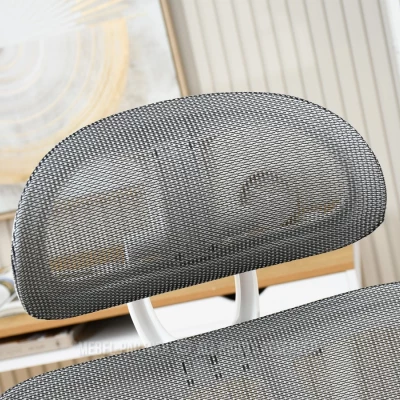 Kancelářská židle DELMY - šedá / bílá