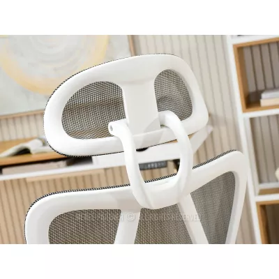 Kancelářská židle DELMY - šedá / bílá