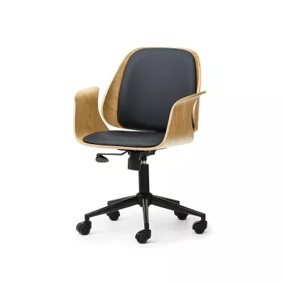 Otočná židle DAROLIN - dub / černá