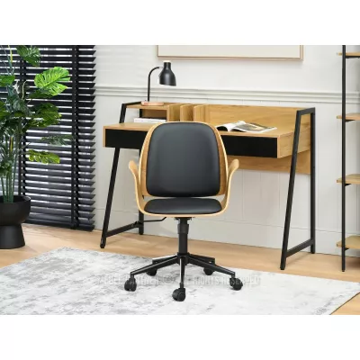 Otočná židle DAROLIN - dub / černá