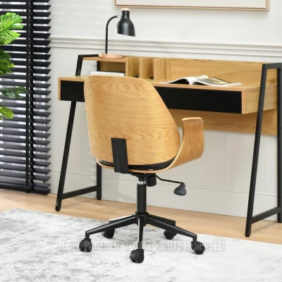 Otočná židle DAROLIN - dub / černá