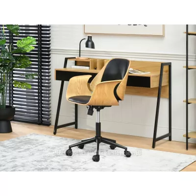 Otočná židle DAROLIN - dub / černá