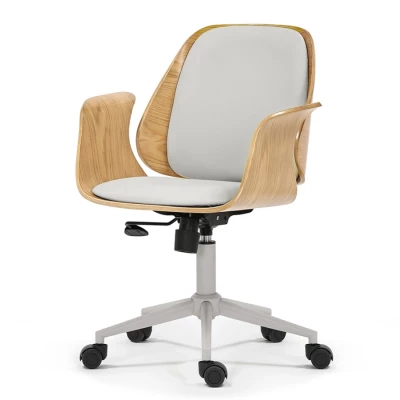 Otočná židle DAROLIN - dub / šedá