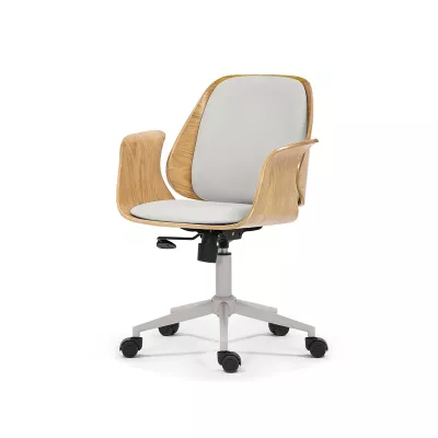 Otočná židle DAROLIN - dub / šedá