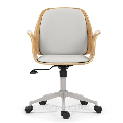 Otočná židle DAROLIN - dub / šedá