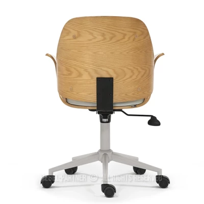 Otočná židle DAROLIN - dub / šedá