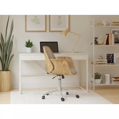 Otočná židle DAROLIN - dub / šedá