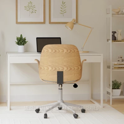 Otočná židle DAROLIN - dub / šedá