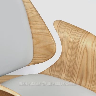 Otočná židle DAROLIN - dub / šedá