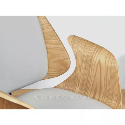 Otočná židle DAROLIN - dub / šedá