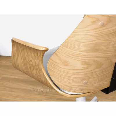 Otočná židle DAROLIN - dub / šedá