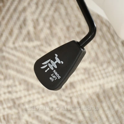 Otočná židle RIONA - šedá / bílá