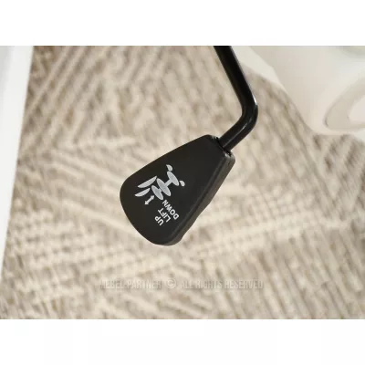 Otočná židle RIONA - šedá / bílá