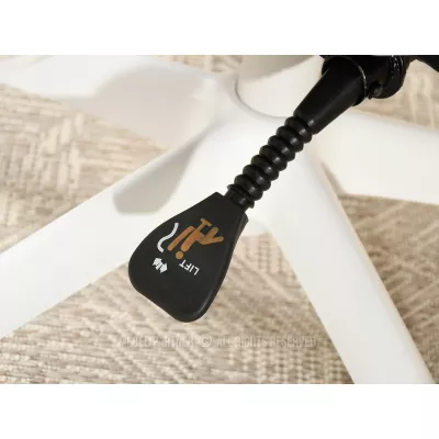 Otočná židle RIONA - šedá / bílá