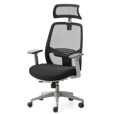 Kancelářská židle LUJZA - černá / šedá