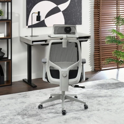 Kancelářská židle LUJZA - černá / šedá