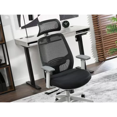 Kancelářská židle LUJZA - černá / šedá