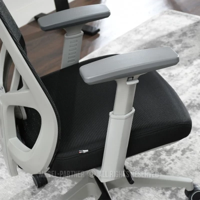 Kancelářská židle LUJZA - černá / šedá