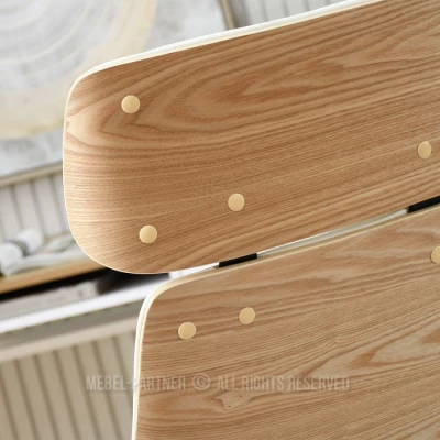 Kancelářská židle BLANDINA - krémová / dub / chrom