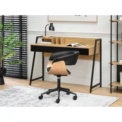 Otočná židle DARLYN - černá / dub